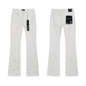 White Distressed Men Jeans
